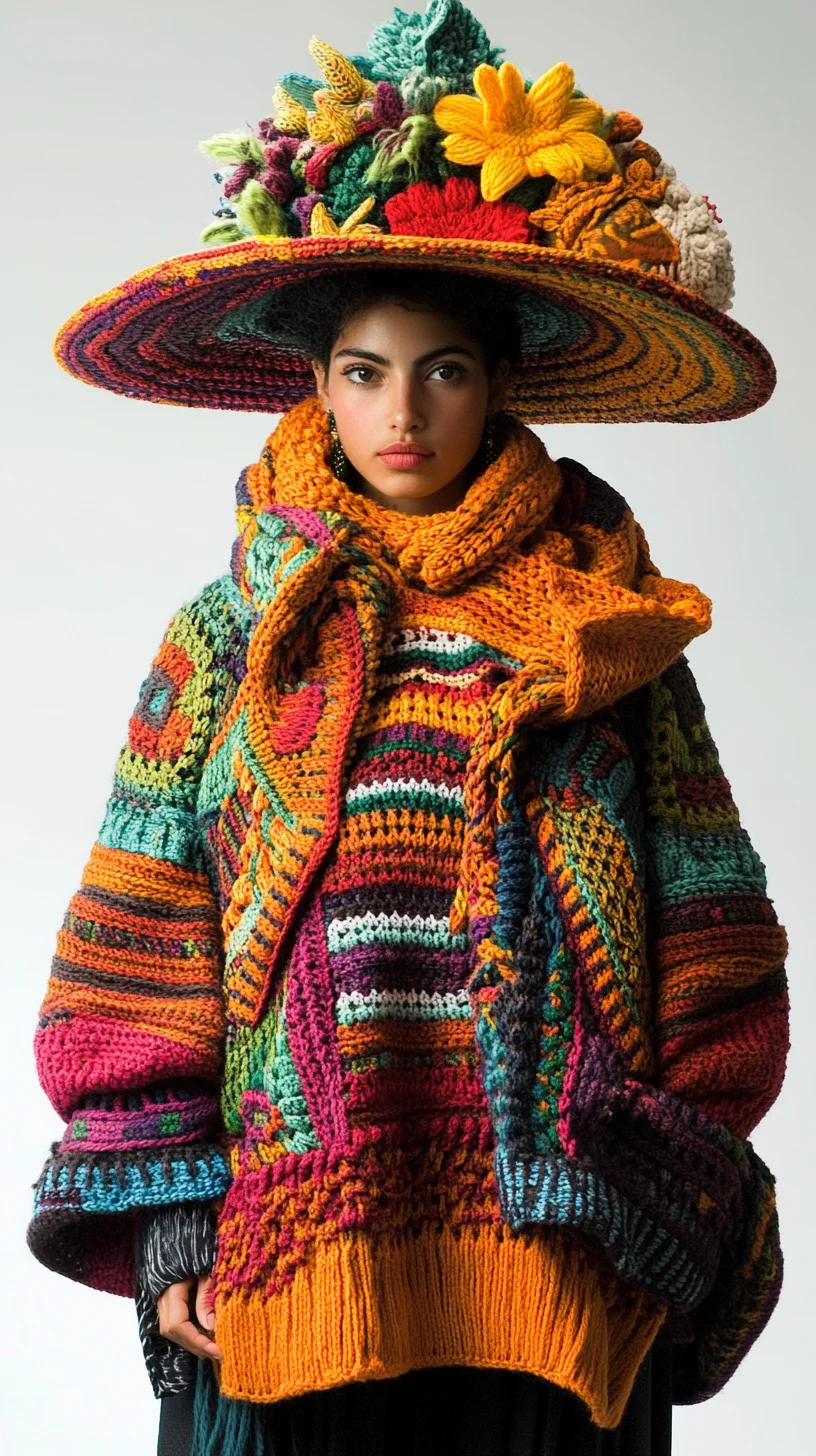 Embrace Vibrancy: The Art of Chunky Knitwear and Bold Accessories