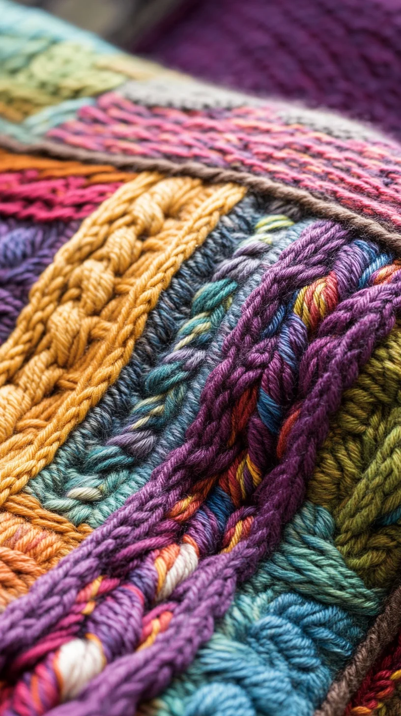 Embrace Vibrancy: The Boho Chic Knitted Blanket That Transforms Any Space