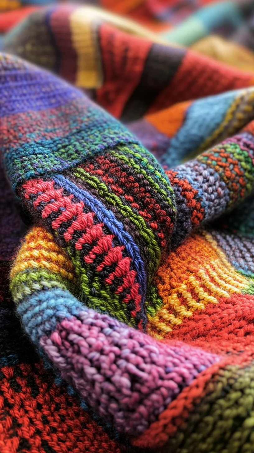 Embrace Vibrancy: The Cozy Multicolor Knit That Sparks Joy