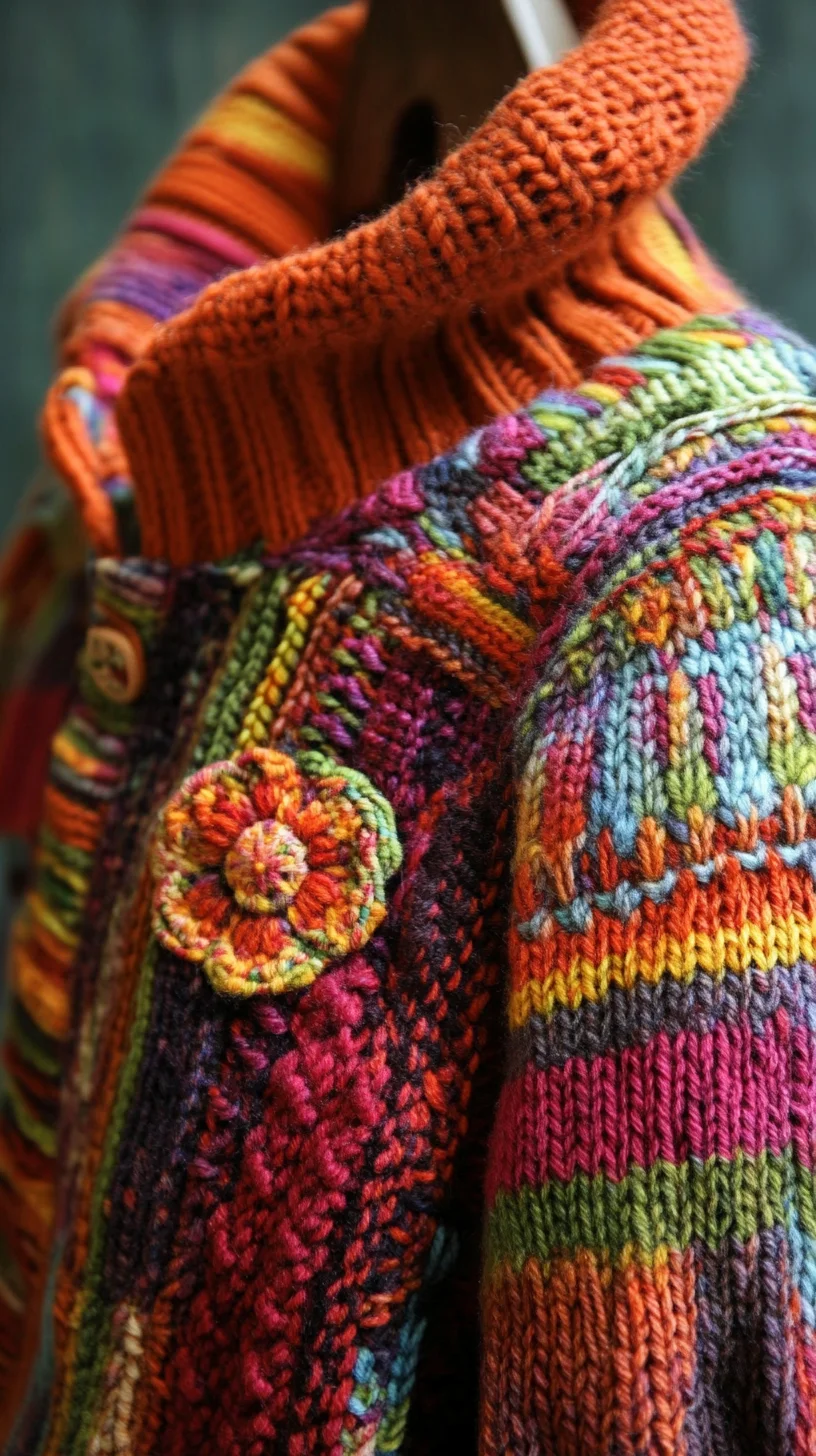 Embrace Vibrancy: The Ultimate Colorful Knit for Cozy Chic Style