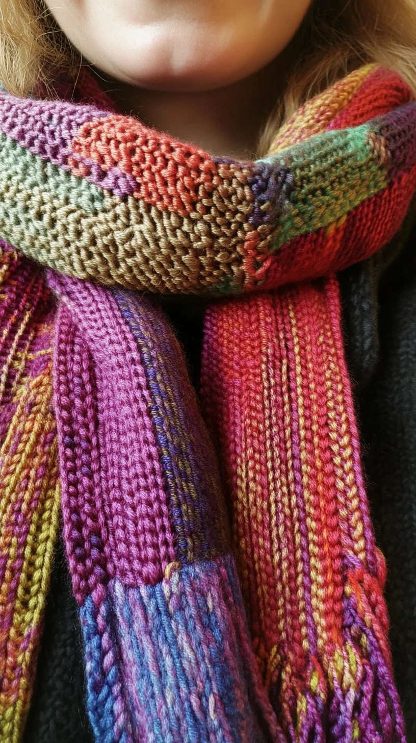 Embrace Vibrant Colors: The Ultimate Cozy Knit Scarf Style for Every Occasion