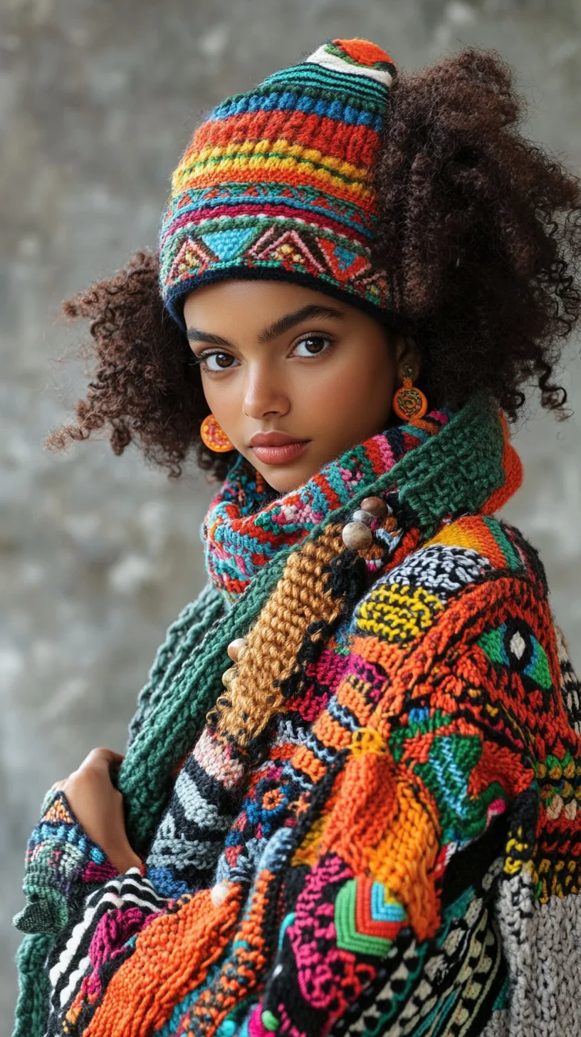 Embrace Vibrant Textures: The Artsy Afro Look for a Bold Statement