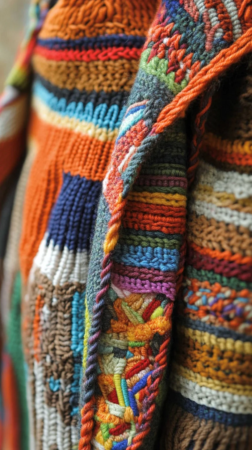 Embrace Vibrant Textures: The Boho-Chic Knitwear Revolution