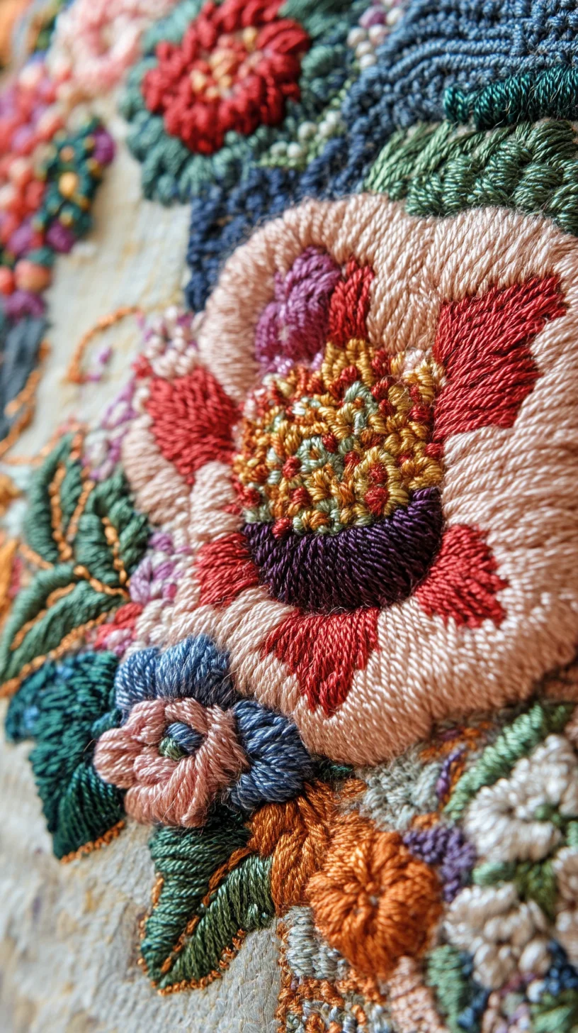 Embrace Vintage Charm with Intricate Floral Embroidery Styles