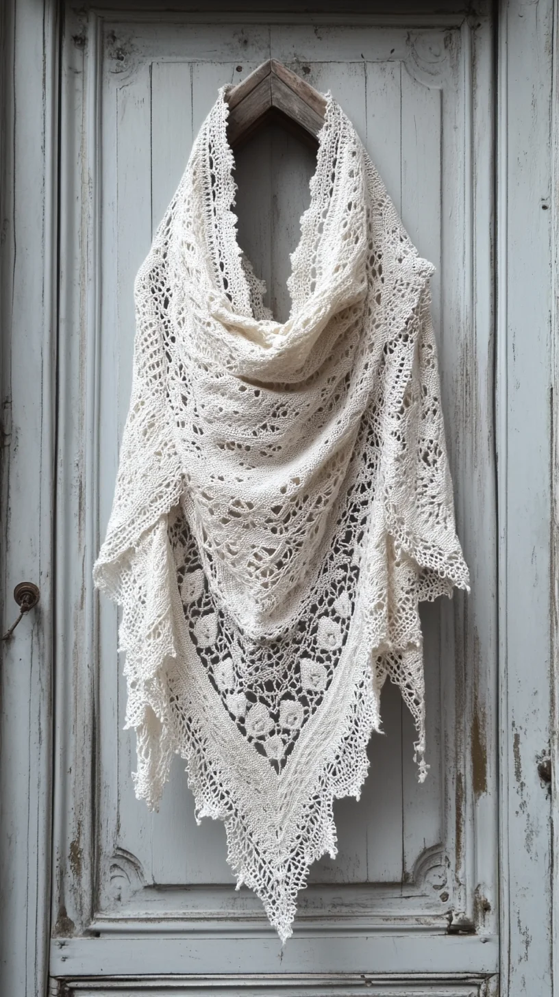 Embrace Vintage Elegance with Intricate Crochet Shawls