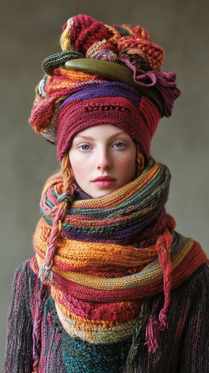 Embrace Whimsical Warmth: Cozy Knit Hats and Scarves for a Vibrant Winter Style