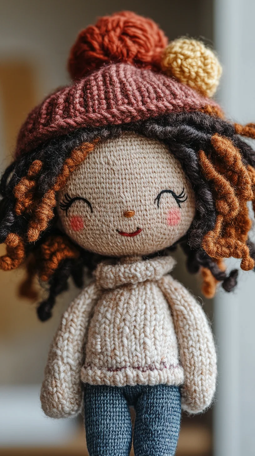 Embrace Whimsy: The Adorable Crocheted Doll with Cozy Style