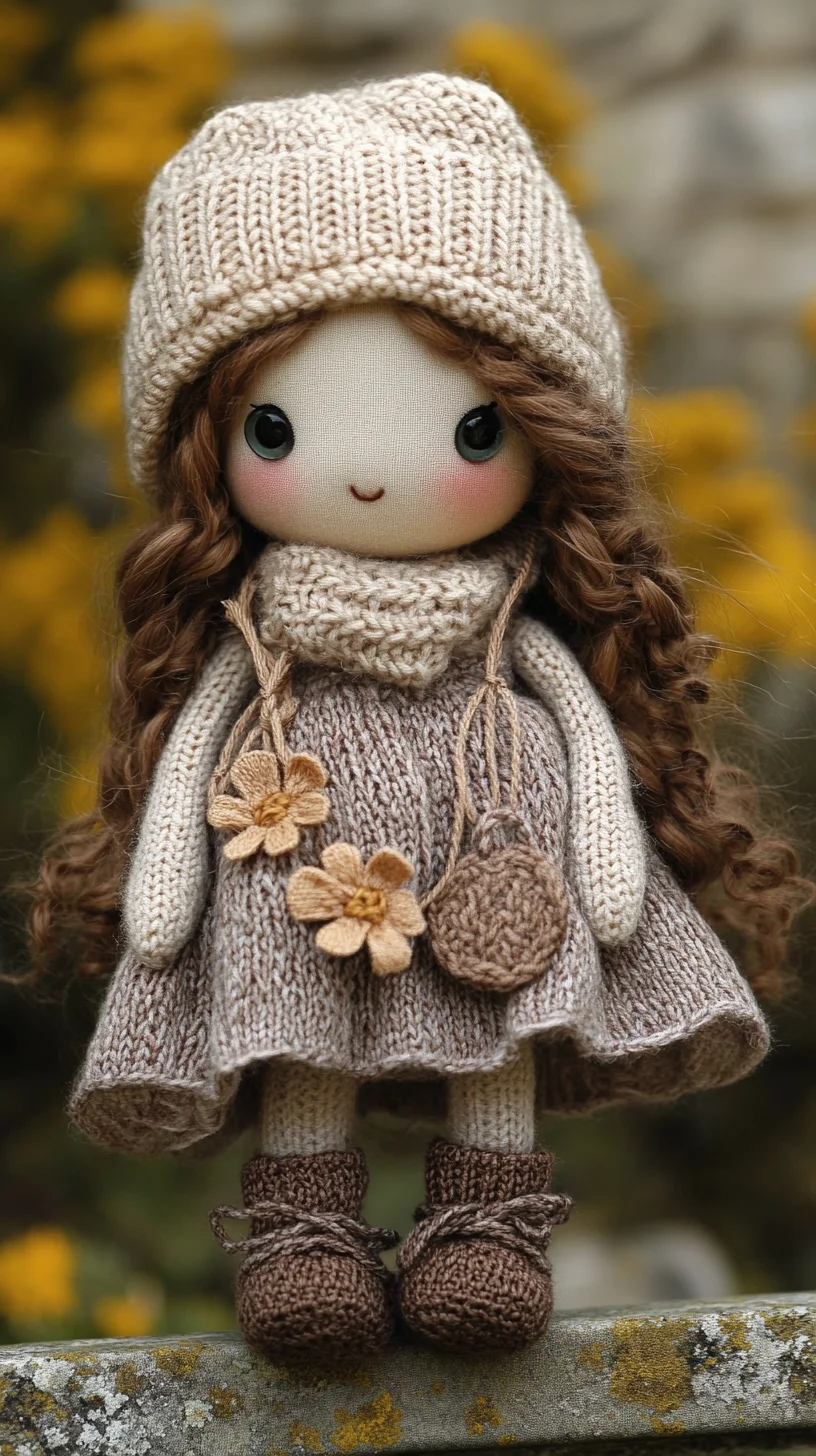 Embrace Whimsy with Cozy Knitted Doll-Style Fashion