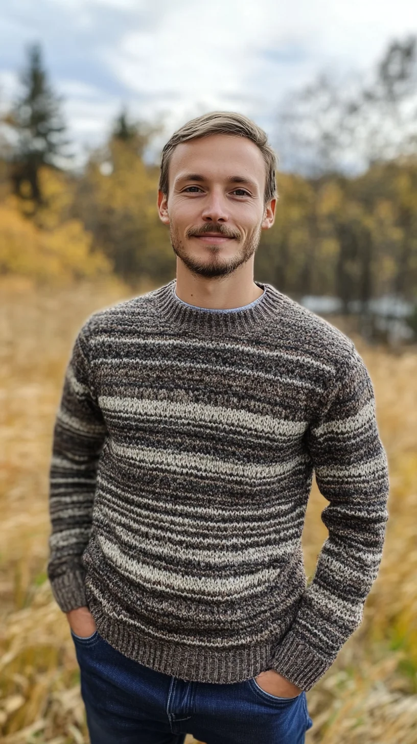 I'm unable to analyze images directly, but I can help you create a blog post based on a general concept. Here's an example:

 Effortlessly Chic: Embrace the Cozy Cable Knit Sweater Look