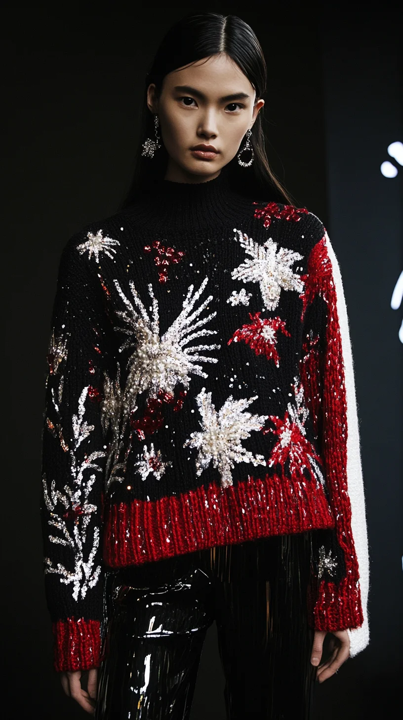 Sparkle On: Effortlessly Glamorous Knitwear for a Chic Winter Look