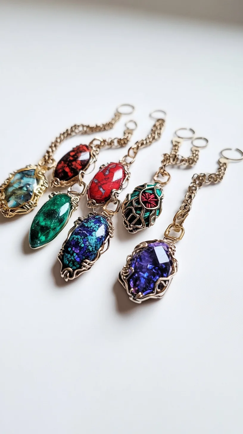 Stunning Vintage-Inspired Gemstone Keychains to Elevate Your Accessories Game