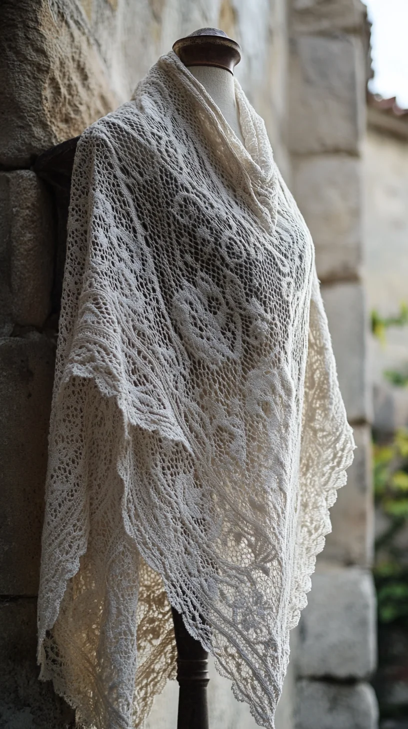 Timeless Elegance: Embrace Crochet with this Stunning Lace Shawl