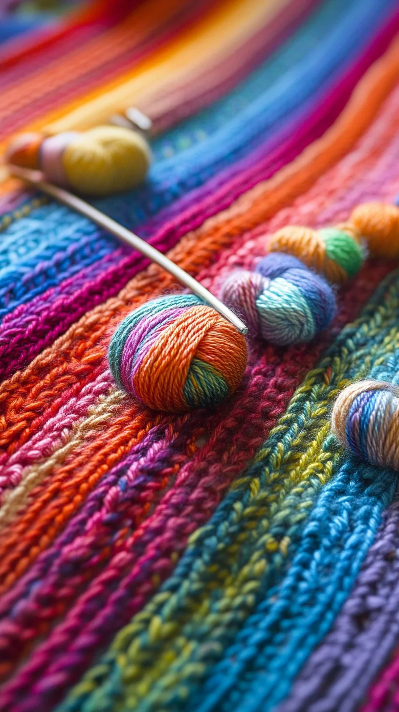 Unleash Vibrant Creativity: Colorful Yarn Knits Perfect for Fall!