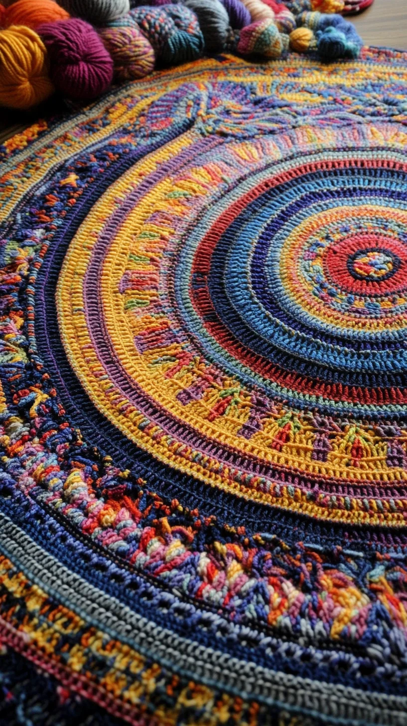 Vibrant Crochet Masterpiece: Add a Splash of Color to Any Room