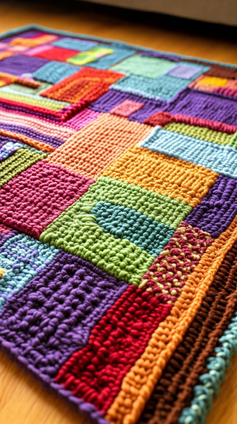 Vibrant Crochet Mats: A Colorful Touch for Every Space