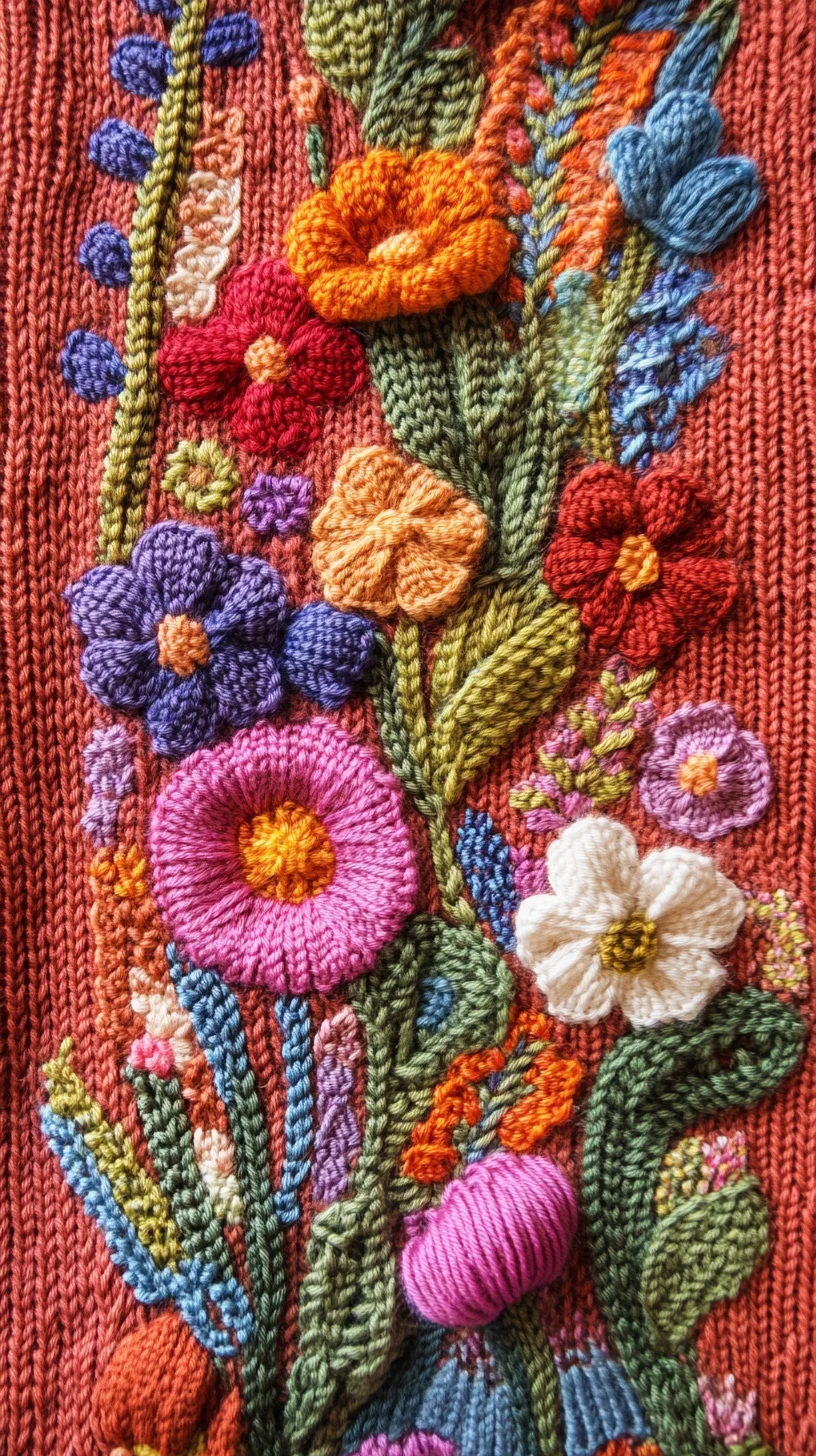 Vibrant Floral Embroidery: Elevate Your Wardrobe with Nature-Inspired Textures