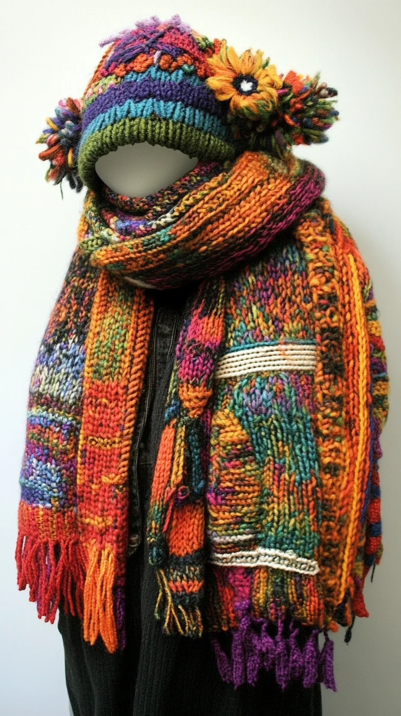 Vibrant Knitted Masterpieces: Embrace the Boldness of Colorful Winter Wear