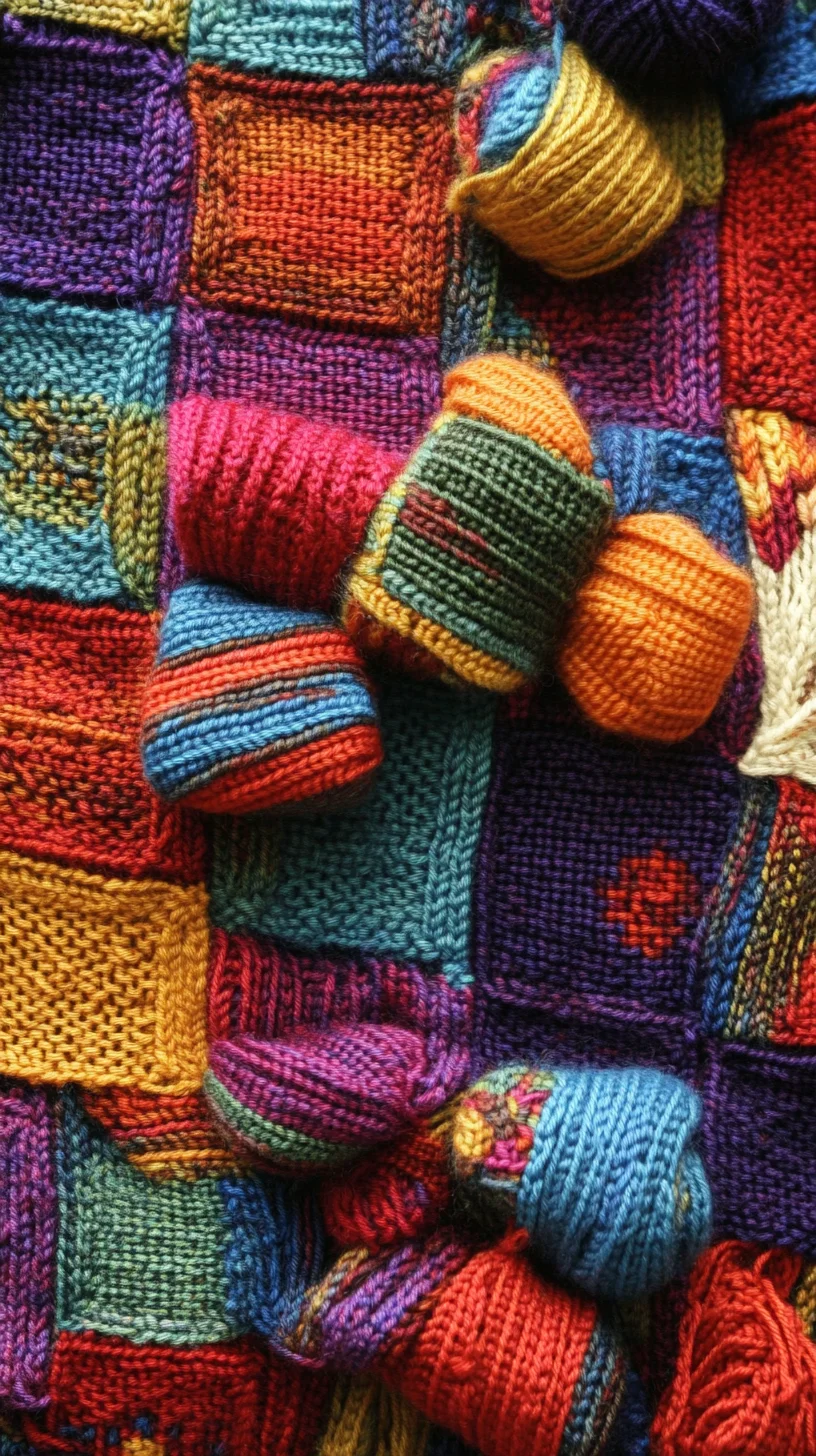 Vibrant Knitted Textures: Embrace Color and Cozy in Every Stitch