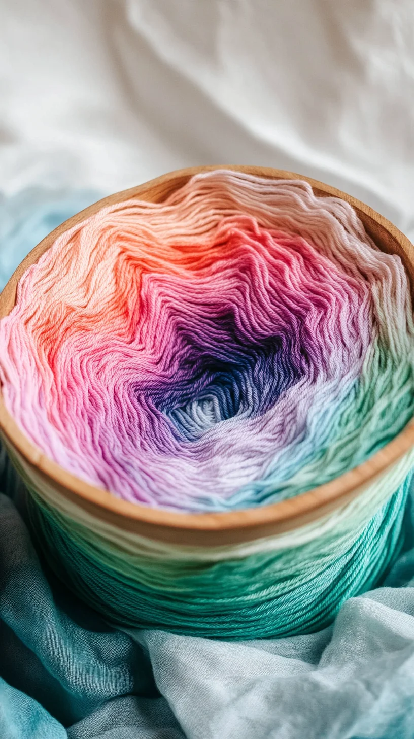 Vibrant Ombre Yarn: Create Stunning Textiles with a Splash of Color