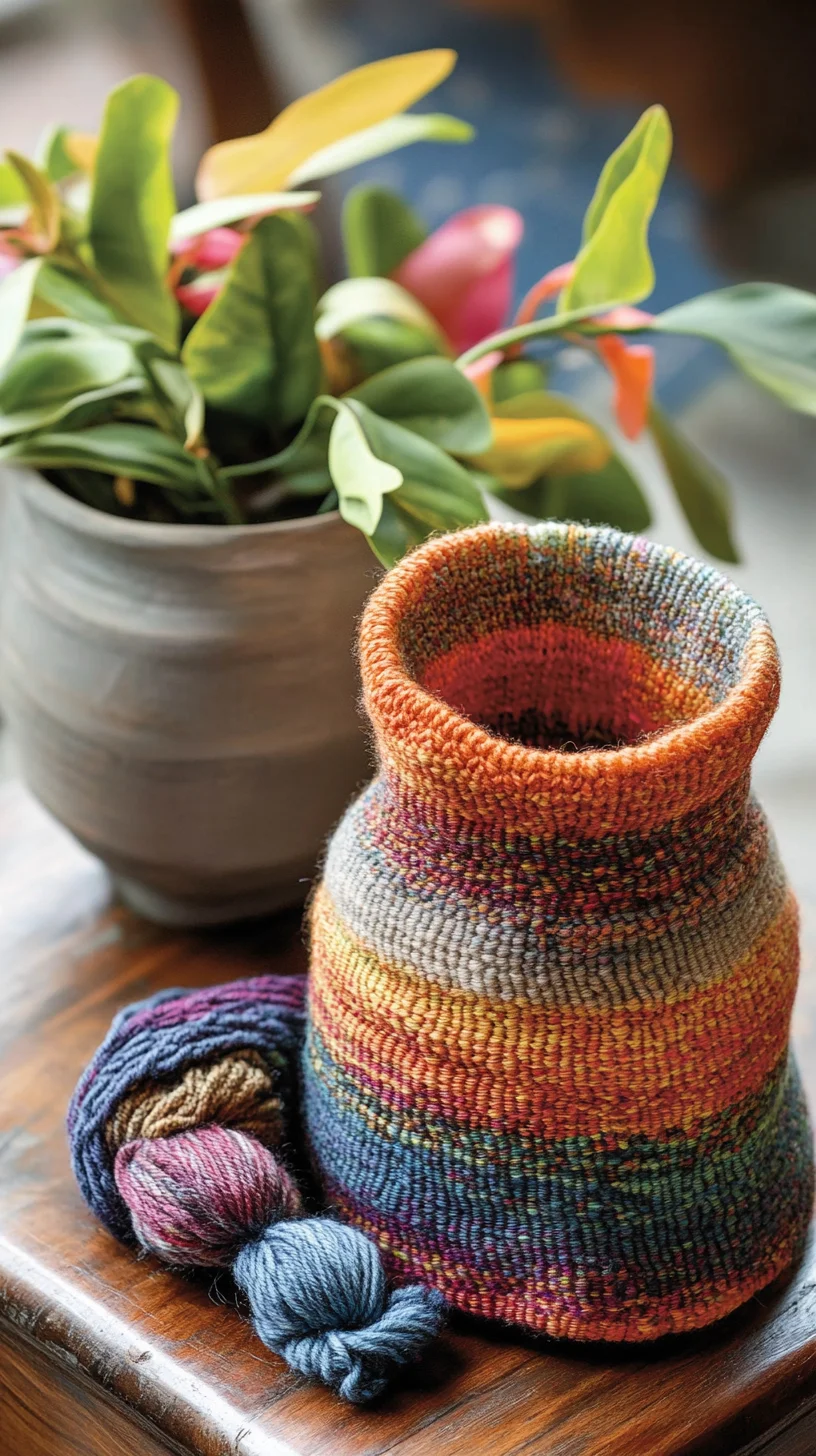 Vibrant Textured Weaving: Elevate Your Space with Cozy Color and Craft