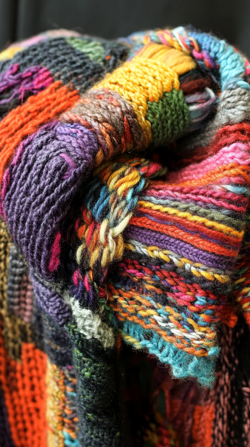 Vibrant Textures: Embrace the Cozy Chic of Multicolored Knits