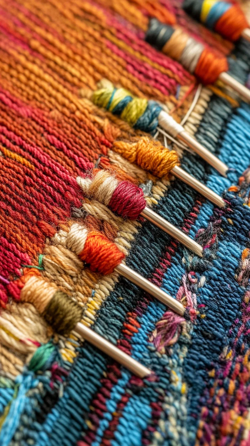 Vibrant Threaded Textures: The Art of Colorful Weaving for Home Decor