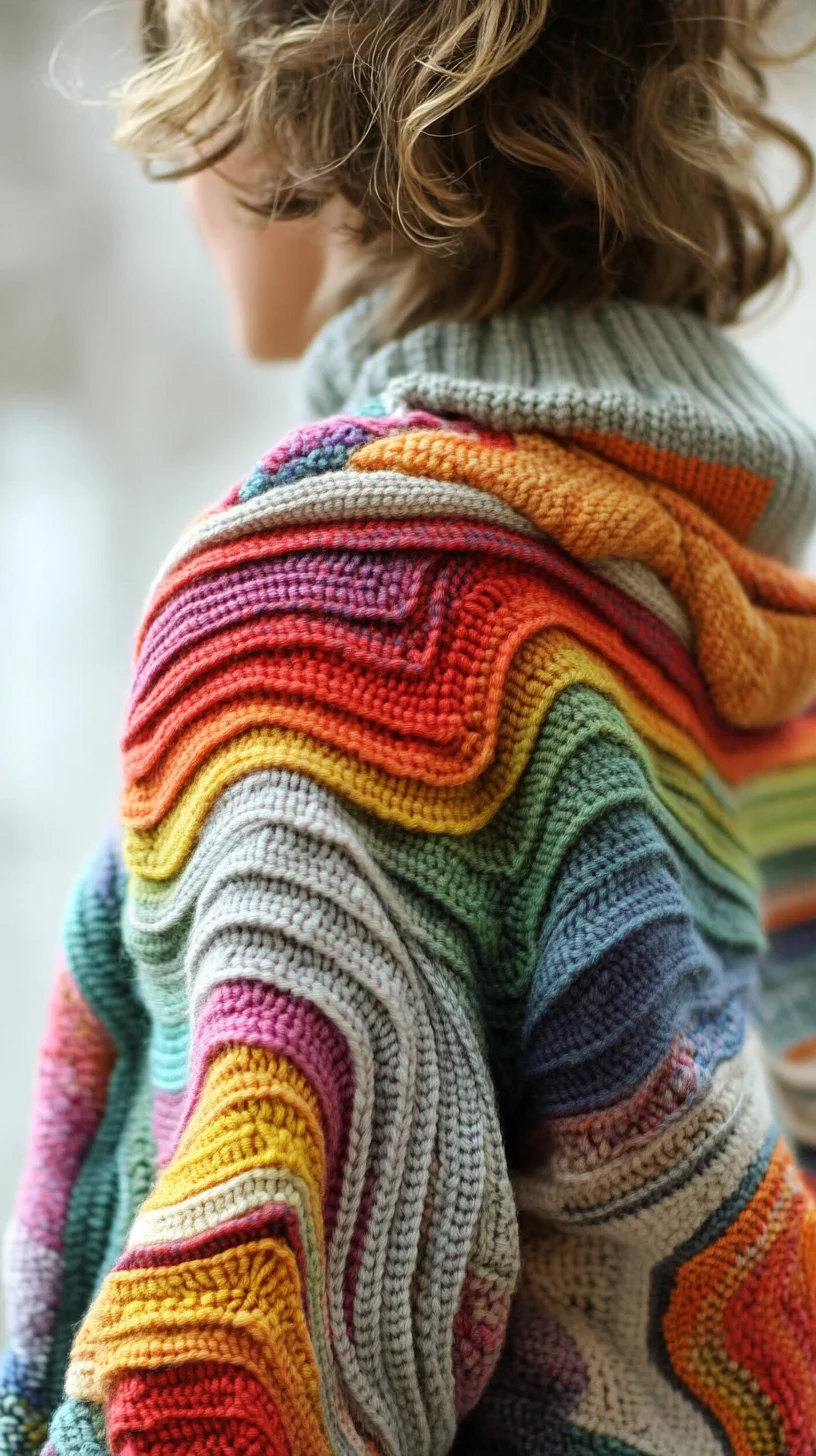 Vibrant Waves: Embrace the Playful Elegance of Colorful Knitwear