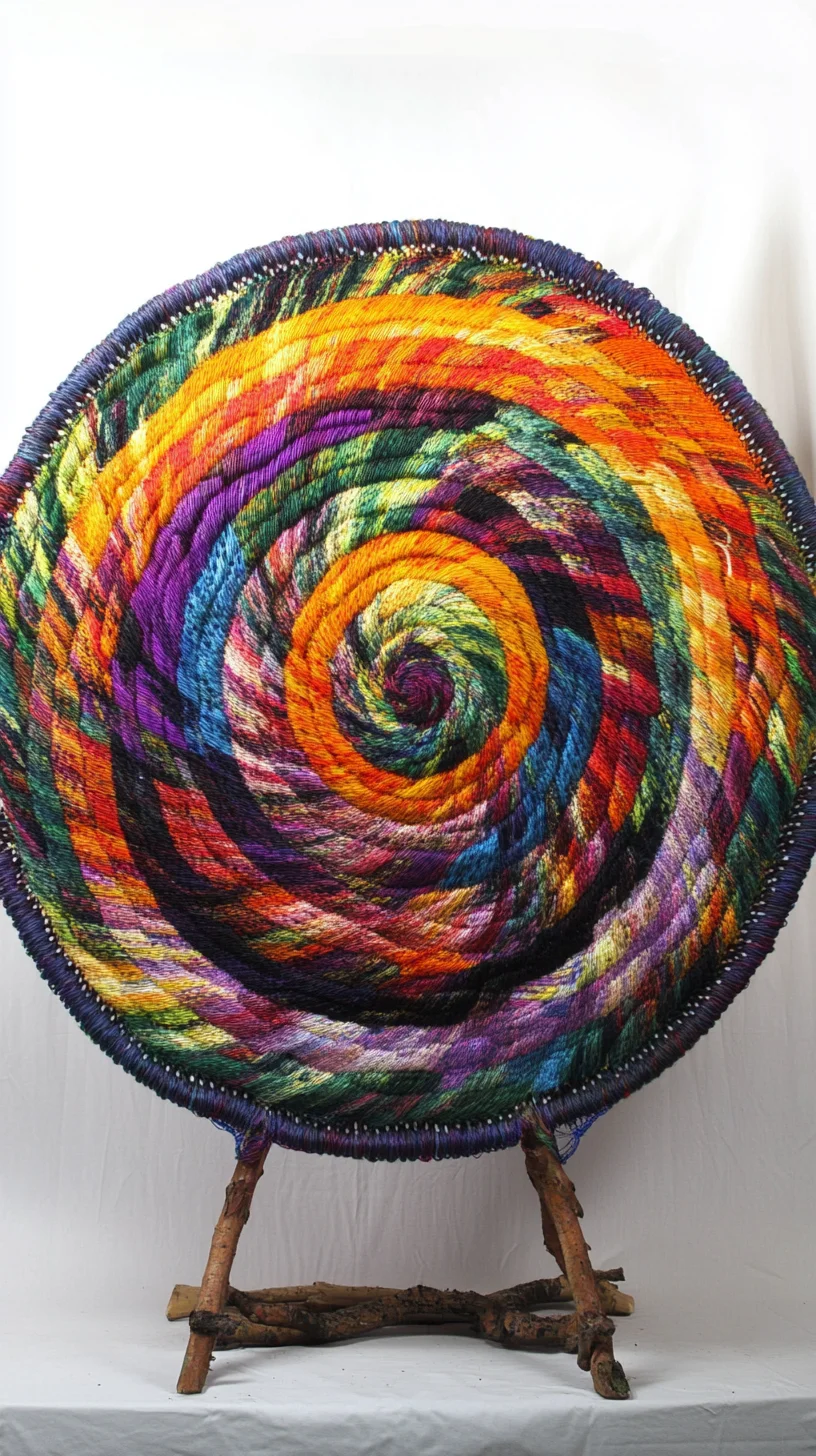 Vibrant Whirl: Embrace the Boldness of Colorful Spiral Designs