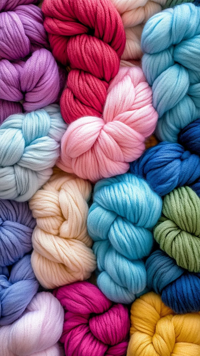 Vibrant Yarn Bliss: Unleashing Colorful Creativity for Your Next DIY Project