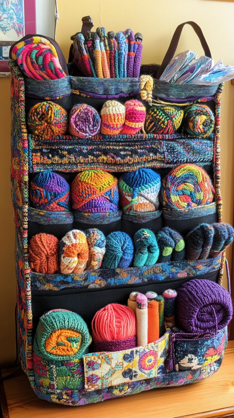 Vibrant Yarn Organization: Transform Your Crafting Space with Colorful Storage Solutions