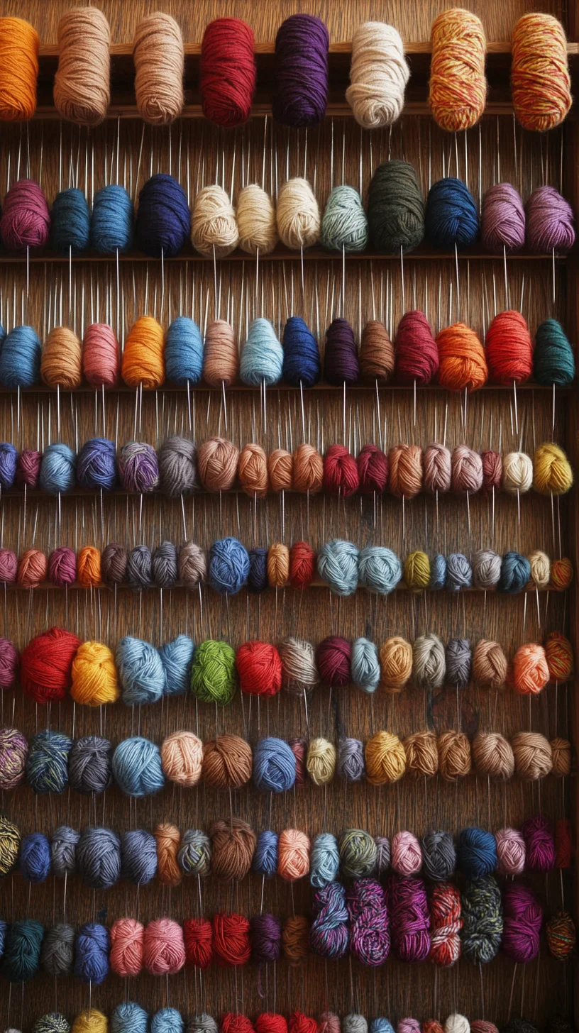 Vibrant Yarn Palette: Crafting Your Creative Haven with Colorful Textures