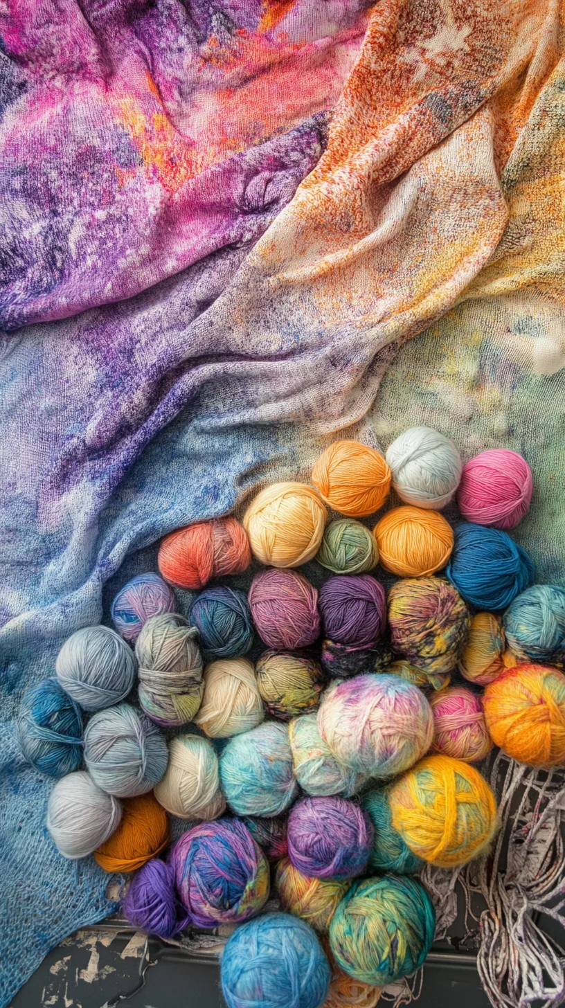 Vibrant Yarn Wonders: The Art of Colorful Knit Décor and Accessories