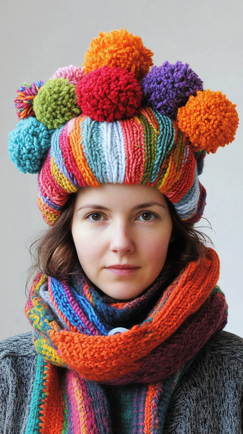 Whimsical Color Pop: The Ultimate Knit Hat to Brighten Your Winter Wardrobe