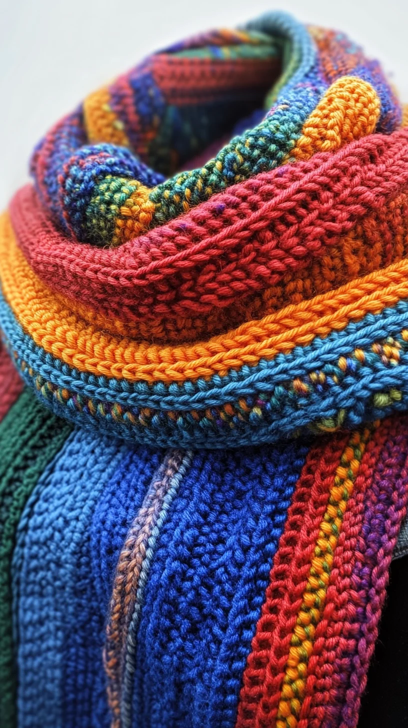 Wrap Yourself in Warmth: Embrace the Joy of Colorful Crochet Scarves This Season